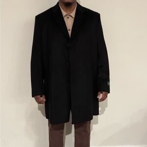 Jos. A. Bank Classic Black Trench Coat